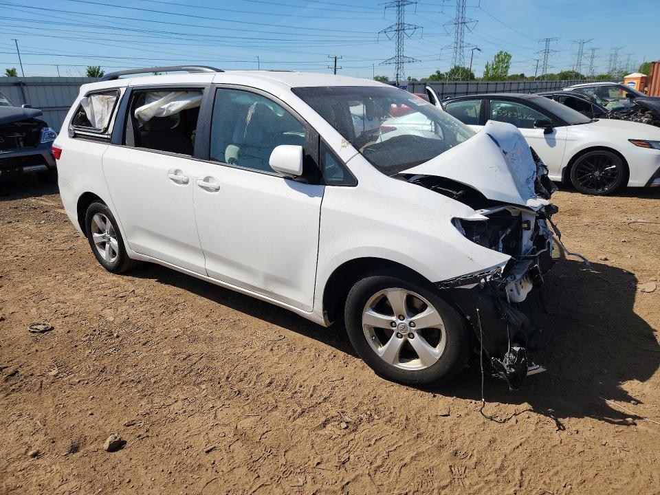 2017 Toyota VIN 5TDKZ3DC2HS846420 COPART salvage auction — FRONT END, Il - Salvage Certificate, sold $1,050 on 2026-07-16 (photo 4)