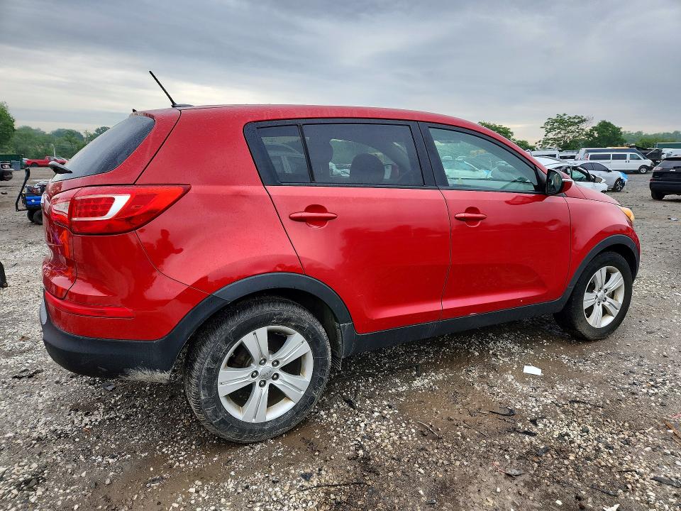 2012 Kia Sportage VIN KNDPB3A25C7229778 COPART salvage auction — REAR END, Md - Cert Of Salvage < 75% Damage, sold $1,150 on 2026-07-02 (photo 3)