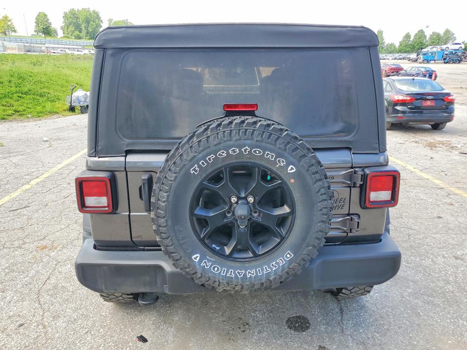 2021 Jeep Wrangler unlimited VIN 1C4HJXDN5MW817014 COPART salvage auction — MINOR DENT/SCRATCHES, MO - CERTIFICATE OF TITLE, sold $19,800 on 2026-07-16 (photo 6)