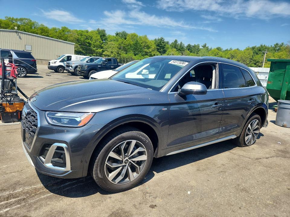 2024 Audi Q5 VIN WA1GAAFY3R2153093 COPART salvage auction — REAR END, Ri - Salvage Certificate Of Title, sold $17,300 on 2026-07-30 (photo 1)