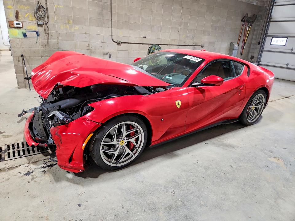 2020 Ferrari 812 superfast VIN ZFF83CLA5L0248623 COPART salvage auction — FRONT END, Mn - Cert Of Title-Salvage, sold $214,000 on 2026-07-30 (photo 1)