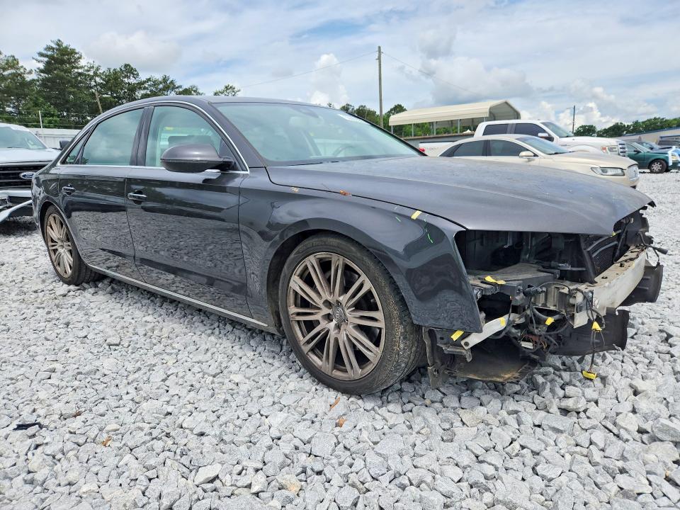 2014 Audi A8 VIN WAURGAFD5EN002384 COPART salvage auction — FRONT END, Ga - Cert Of Title-Salvage, sold $1,950 on 2026-07-16 (photo 4)