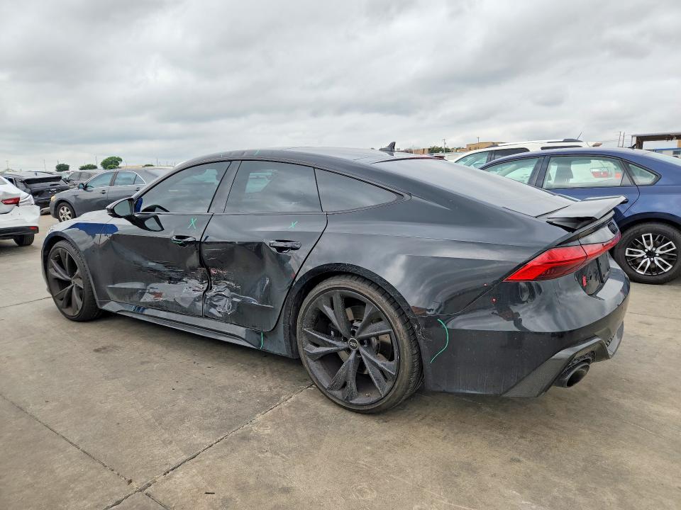 2022 Audi VIN WUAPCBF25NN905650 COPART salvage auction — SIDE, Tx - Salvage Vehicle Title, sold $39,500 on 2026-07-23 (photo 2)