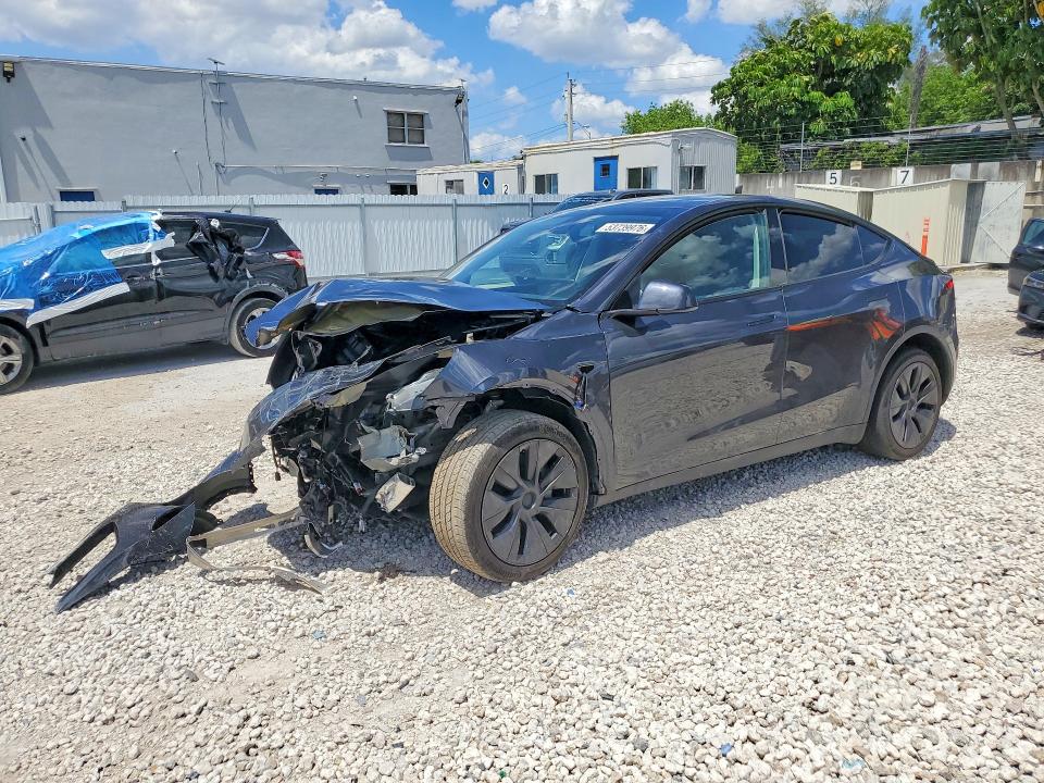 2025 Tesla VIN 7SAYGDED7SF238291 COPART salvage auction — FRONT END, Fl - Certificate Of Destruction, sold $6,600 on 2026-07-28 (photo 1)