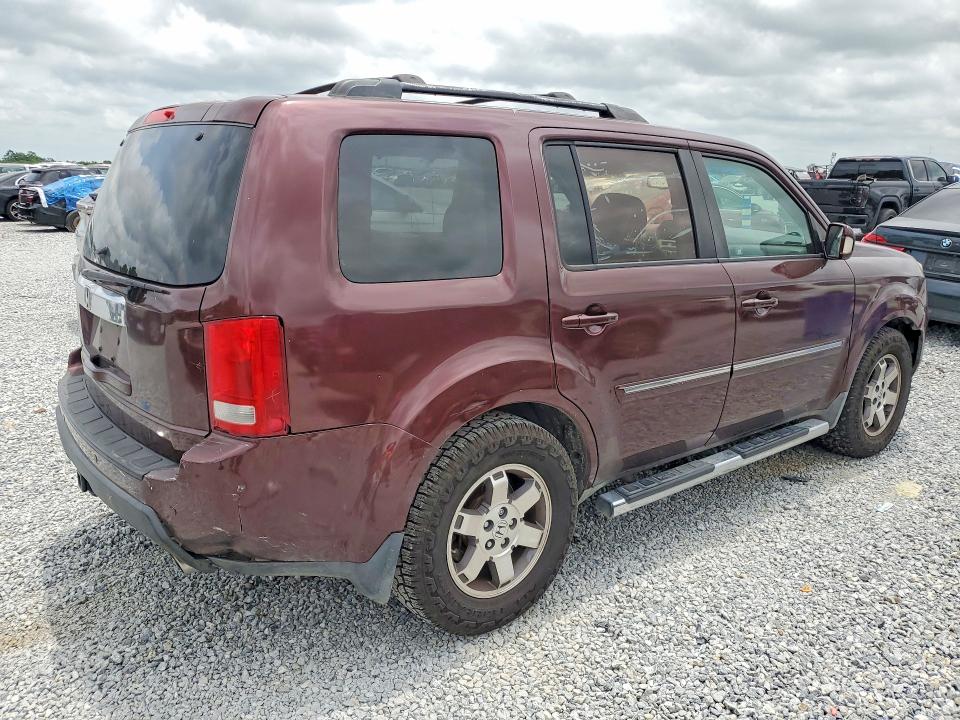 2009 Honda Pilot VIN 5FNYF38959B002346 COPART salvage auction — REAR END, Tx - Salvage Vehicle Title, sold $875 on 2026-07-09 (photo 3)