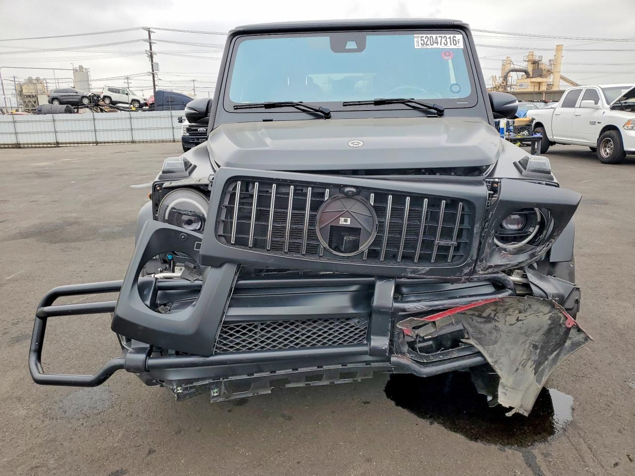 2021 Mercedes-benz G-klasse VIN W1NYC7HJ9MX405280 COPART salvage auction — Front End, CA - SALVAGE CERTIFICATE, sold $75,500 on 2026-08-05 (photo 5)