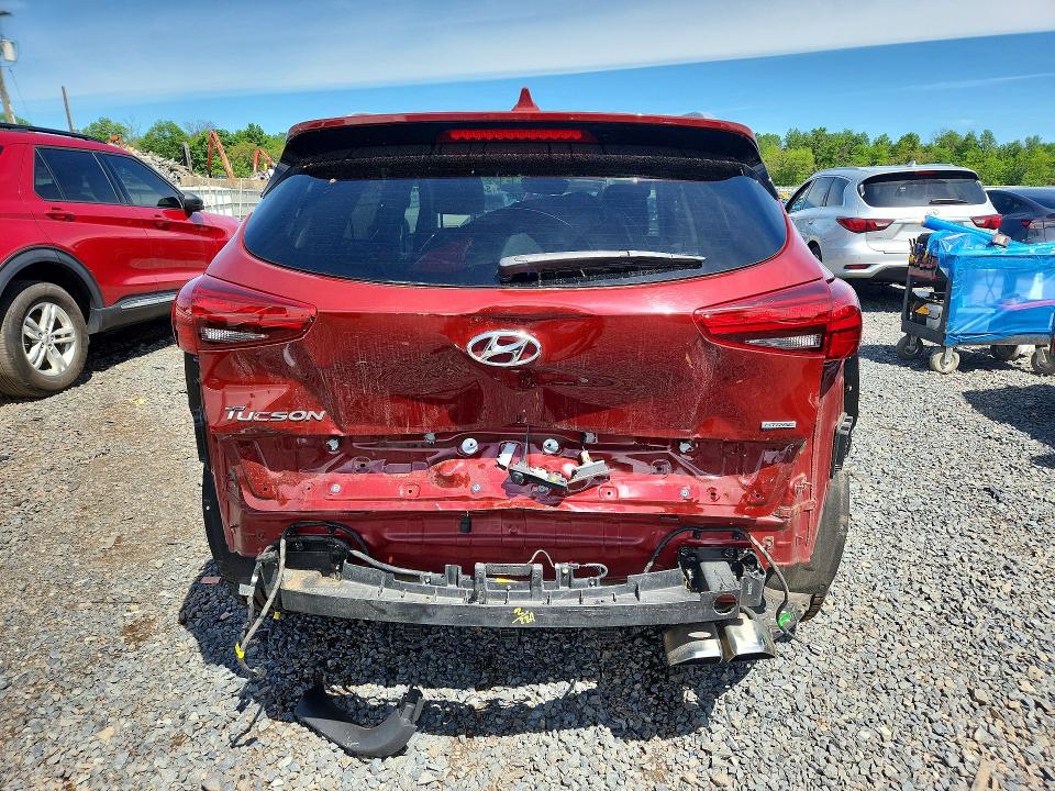 2019 Hyundai Tucson VIN KM8J3CAL1KU978309 COPART salvage auction — REAR END, Nj - Cert Of Title-Salvage, sold $4,850 on 2026-07-07 (photo 6)
