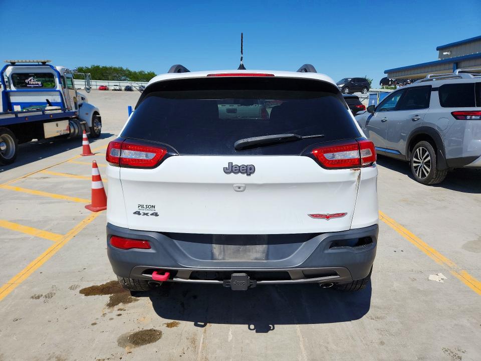 2015 Jeep Cherokee VIN 1C4PJMBS5FW626201 COPART salvage auction — FRONT END, Il - Salvage Certificate, sold $2,450 on 2026-07-09 (photo 6)