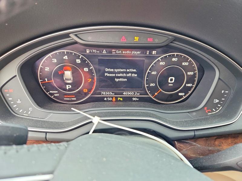 2019 Audi Q5 VIN WA1BNAFY0K2023650 COPART salvage auction — MINOR DENT/SCRATCHES, Tx - Certificate Of Title, sold $8,100 on 2026-07-23 (photo 9)