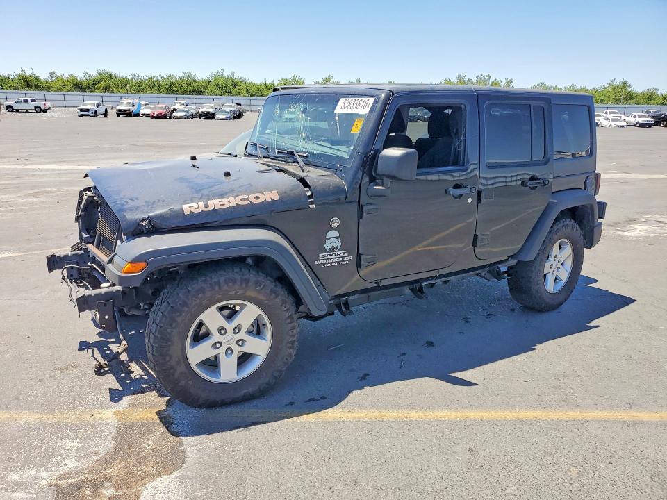 2014 Jeep VIN 1C4HJWDG4EL250096 COPART salvage auction — SIDE, CA - SALVAGE CERTIFICATE, sold $3,150 on 2026-07-02 (photo 1)