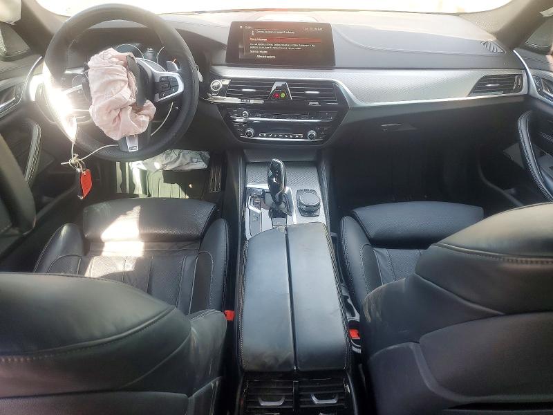 2019 BMW 5 series VIN WBAJE7C52KWW34316 COPART salvage auction — FRONT END, On - Permit No Brand - Unfit, sold $9,300 on 2026-07-30 (photo 8)