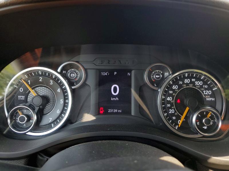 2022 Ram 1500 VIN 1C6RREBG0NN398428 COPART salvage auction — MINOR DENT/SCRATCHES, Mo - Certificate Of Title, sold $23,750 on 2026-07-02 (photo 9)