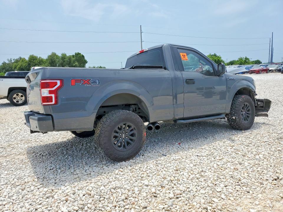2018 Ford F-150 VIN 1FTMF1E54JFE25763 COPART salvage auction — FRONT END, TX - SALVAGE VEHICLE TITLE, sold $5,300 on 2026-07-02 (photo 3)