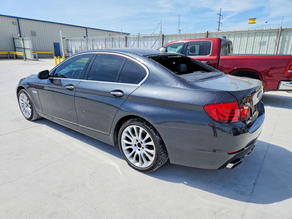 2013 BMW 5er VIN WBAFR9C57DD226561 COPART salvage auction — HAIL, Tx - Certificate Of Title, sold $1,750 on 2026-07-28 (photo 2)