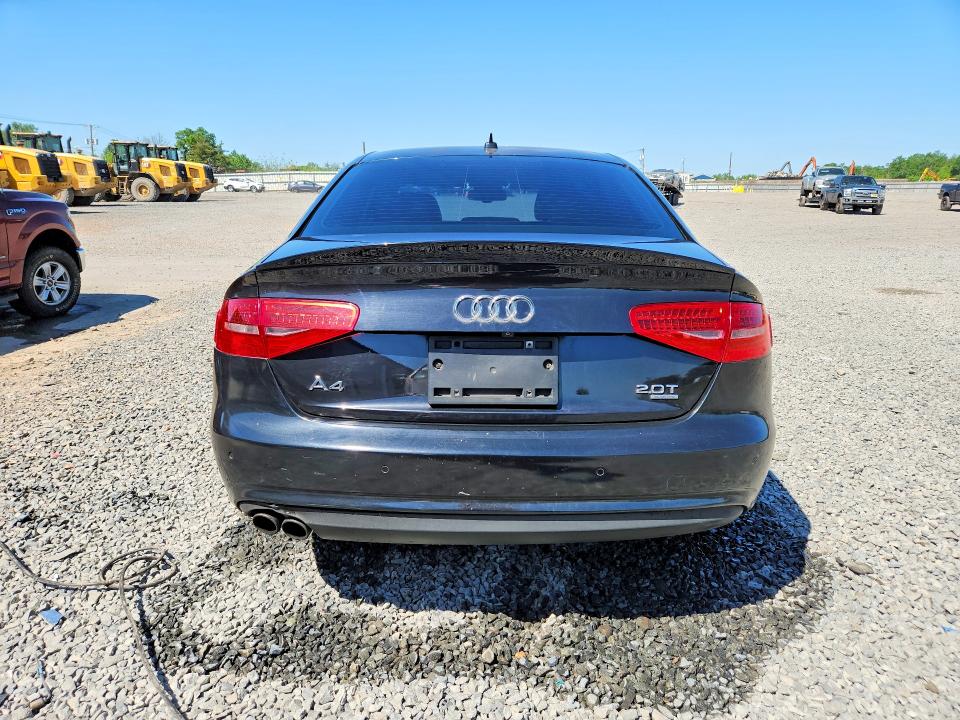 2013 Audi A4 VIN WAUFFAFL0DN027415 COPART salvage auction — SIDE, NJ - CERT OF TITLE-SALVAGE, sold $1,250 on 2026-07-21 (photo 6)