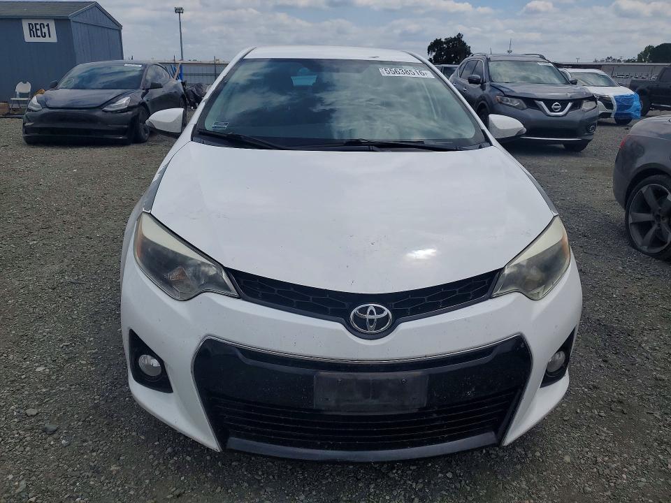 2016 Toyota Corolla VIN 5YFBURHE4GP488855 COPART salvage auction — REAR END, CA - SALVAGE CERTIFICATE, sold $3,500 on 2026-07-14 (photo 5)