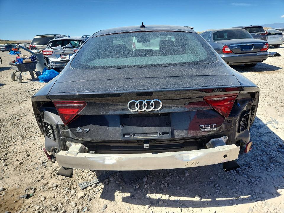 2016 Audi A7 VIN WAU2GAFC3GN117447 COPART salvage auction — FRONT END, Ut - Salvage Certificate, sold $1,050 on 2026-07-24 (photo 6)