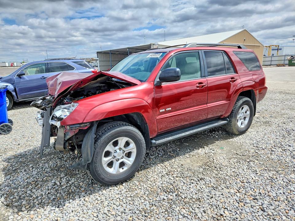 2005 Toyota 4runner VIN JTEBU14RX58048833 COPART salvage auction — FRONT END, Wy - Certificate Of Title, sold $300 on 2026-07-07 (photo 1)