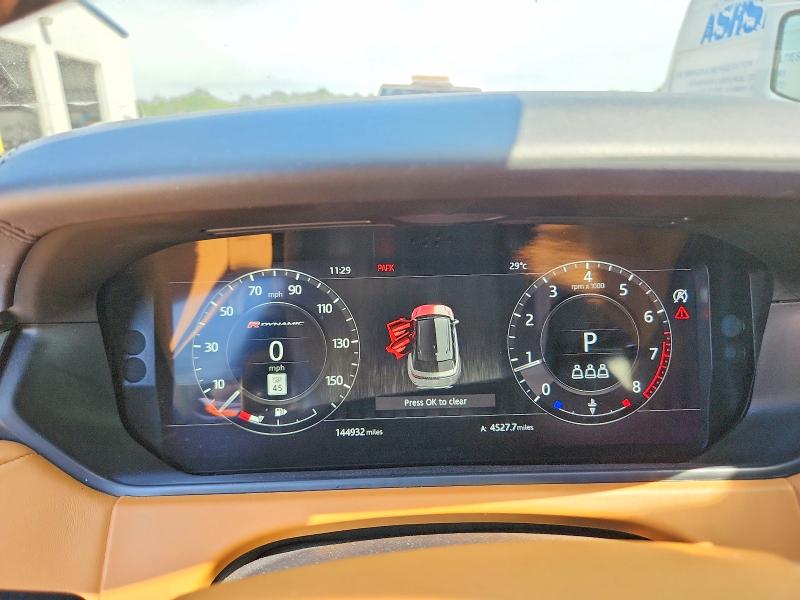 2019 Land rover RANGE ROVER VIN SALYL2EX7KA207096 COPART salvage auction — NORMAL WEAR, Ga - Certificate Of Title, sold $11,600 on 2026-07-09 (photo 9)