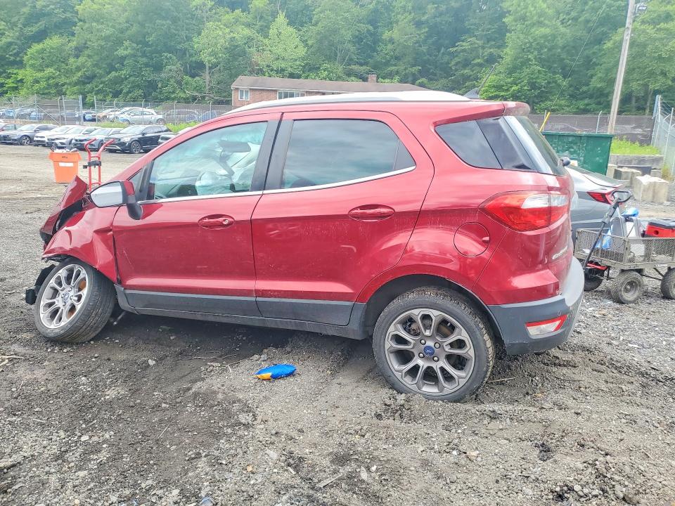 2018 Ford Ecosport VIN MAJ6P1WL3JC160313 COPART salvage auction — FRONT END, Md - Cert Of Salvage > 75% Damage, sold $150 on 2026-07-14 (photo 2)