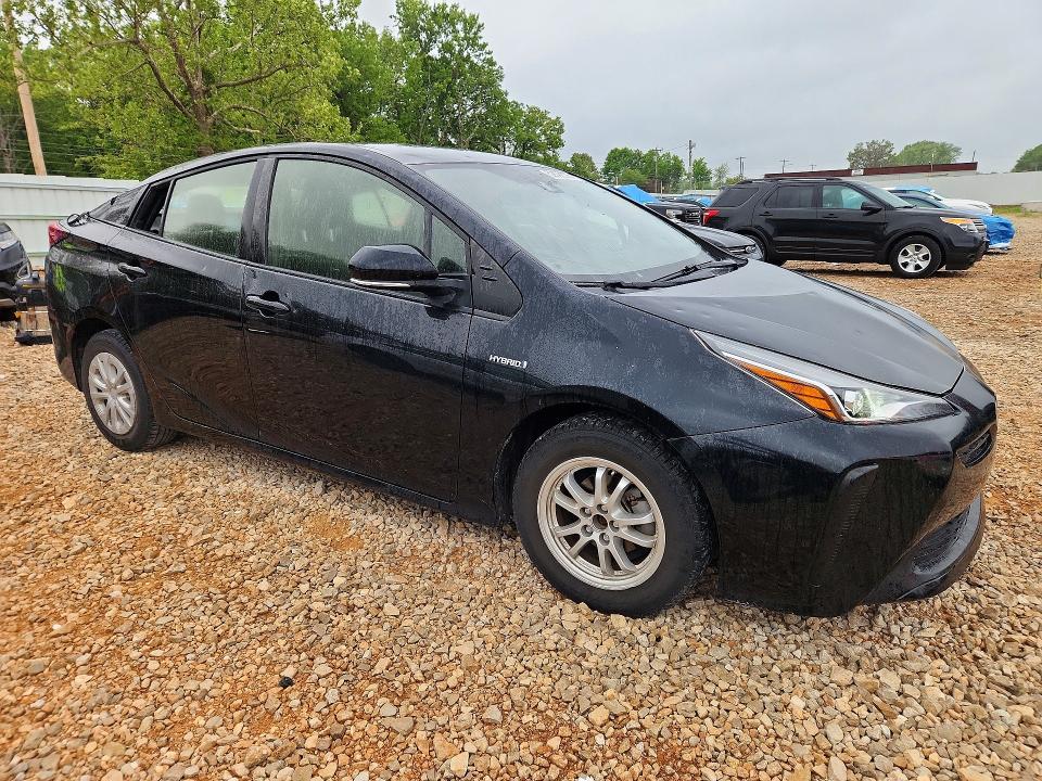 2021 Toyota Prius VIN JTDKAMFU3M3141110 COPART salvage auction — HAIL, Mo - Salvage Certificate Of Title, sold $1,650 on 2026-07-28 (photo 4)