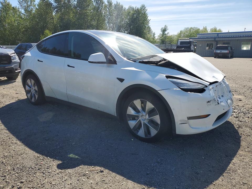 2021 Tesla VIN 5YJYGAEE9MF237781 COPART salvage auction — FRONT END, Wa - Bill Of Sale, sold $5,200 on 2026-07-06 (photo 4)