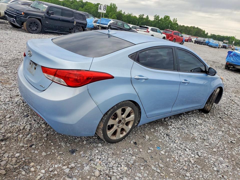 2011 Hyundai Elantra VIN KMHDH4AE3BU135721 COPART salvage auction — SIDE, Al - Cert Of Title-Salvage Title, sold $60 on 2026-07-23 (photo 3)