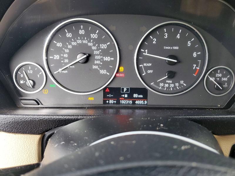 2013 BMW 3er VIN WBA3A5G54DNP19959 COPART salvage auction — FRONT END, Mt - Certificate Of Title, sold $1,450 on 2026-07-14 (photo 9)