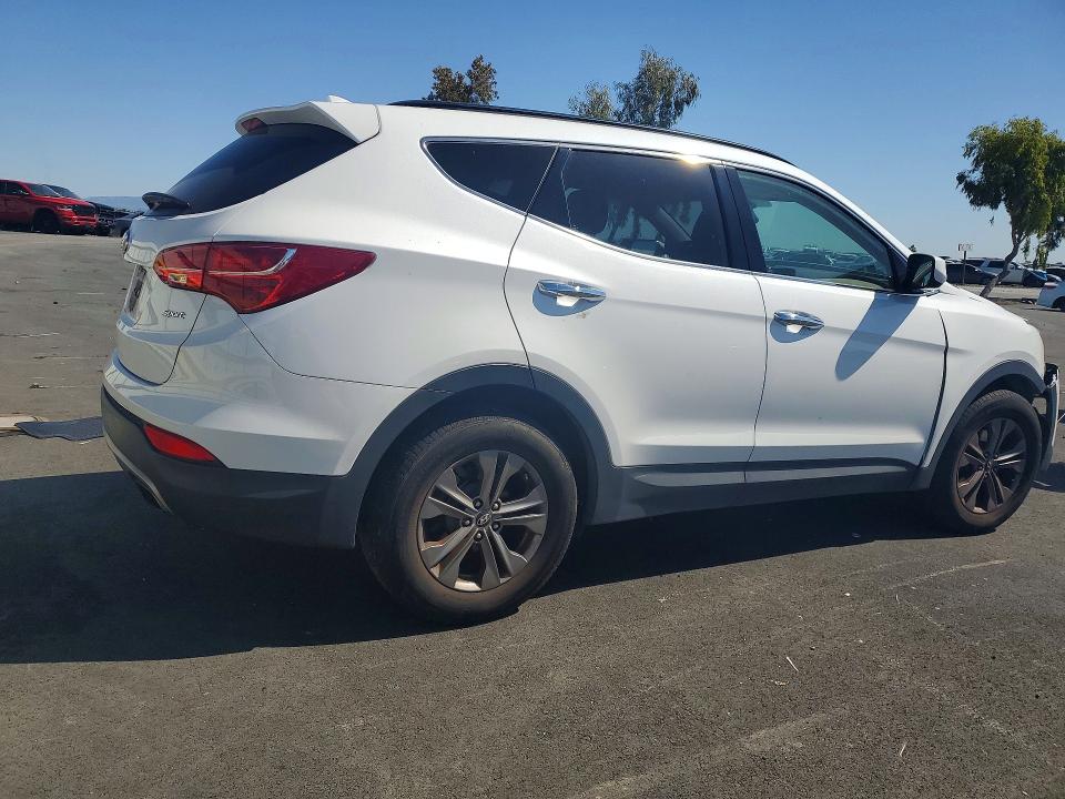 2014 Hyundai Santa fe VIN 5XYZU3LB5EG124664 COPART salvage auction — FRONT END, Ca - Salvage Certificate, sold $525 on 2026-07-08 (photo 3)