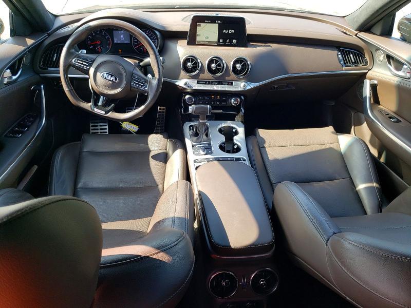 2020 Kia Stinger VIN KNAE35LCXL6084973 COPART salvage auction — REAR END, Ca - Salvage Certificate, sold $8,100 on 2026-07-31 (photo 8)