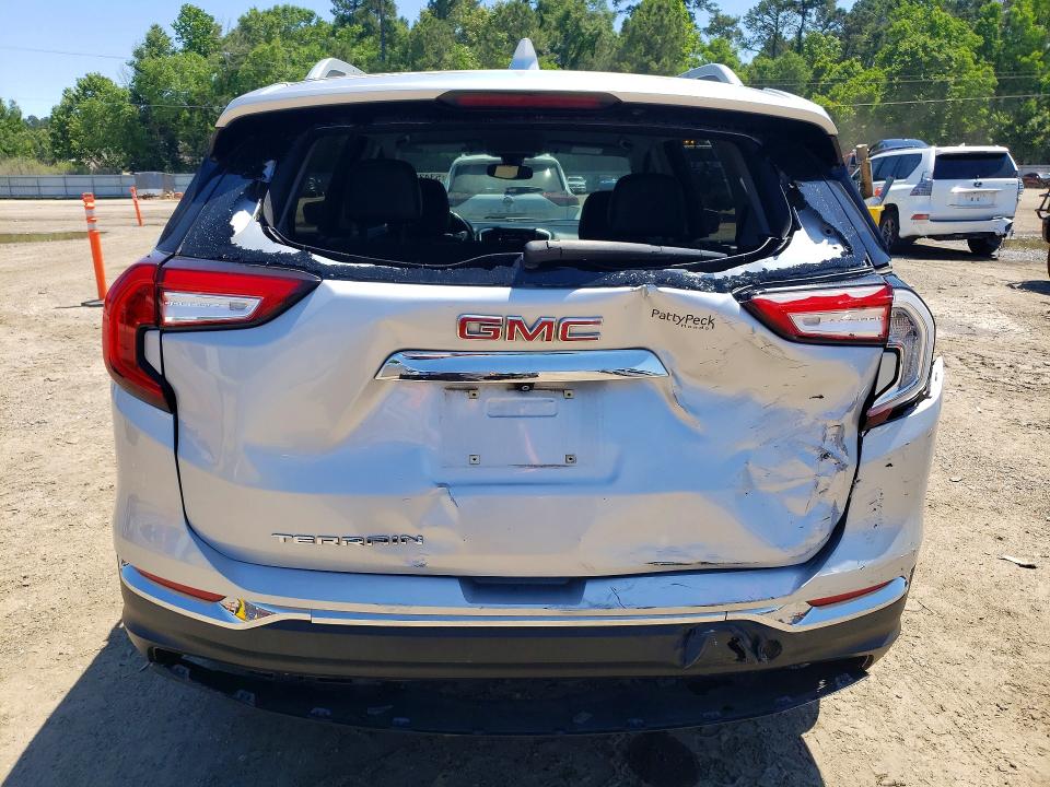 2022 Gmc Terrain VIN 3GKALPEV5NL193351 COPART salvage auction — REAR END, La - Cert Of Title-Salvage, sold $9,400 on 2026-07-31 (photo 6)