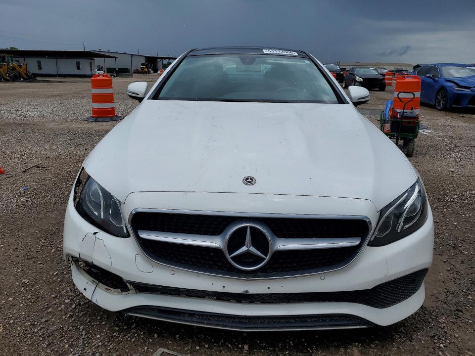 2018 Mercedes-benz E-klasse VIN WDD1J6FB1JF020002 COPART salvage auction — FRONT END, Tx - Certificate Of Title, sold $12,400 on 2026-07-09 (photo 5)