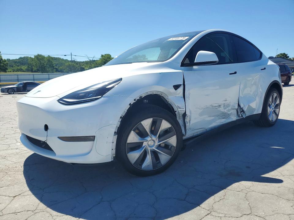 2024 Tesla VIN 7SAYGDEE5RA281155 COPART salvage auction — SIDE, TN - SALVAGE CERTIFICATE, sold $14,000 on 2026-07-20 (photo 1)