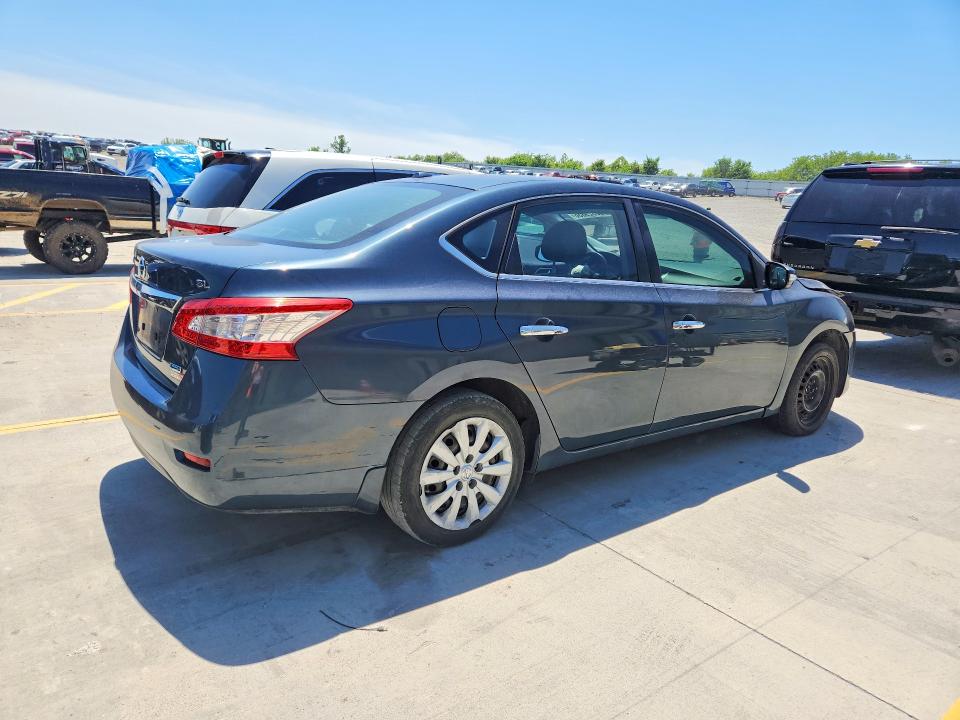 2013 Nissan Sentra VIN 3N1AB7AP6DL701995 COPART salvage auction — FRONT END, Ky - Cert Of Title-Salvage, sold $350 on 2026-07-02 (photo 3)