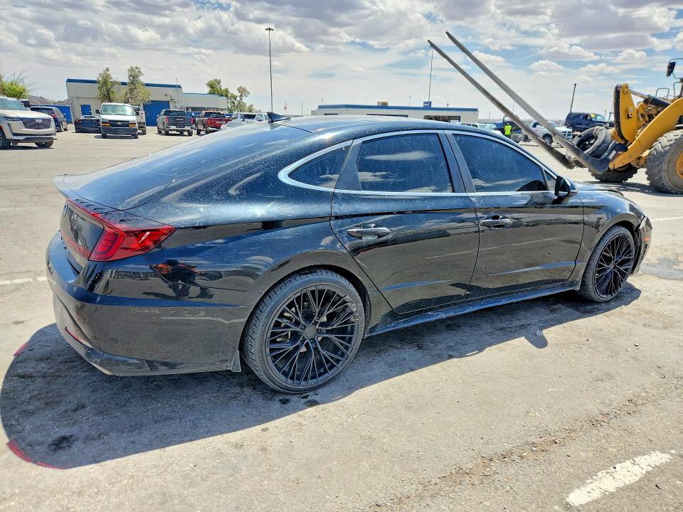 2020 Hyundai Sonata VIN 5NPEF4JA7LH051070 COPART salvage auction — FRONT END, Nm - Cert Of Title-Salvage, sold $3,600 on 2026-07-24 (photo 3)