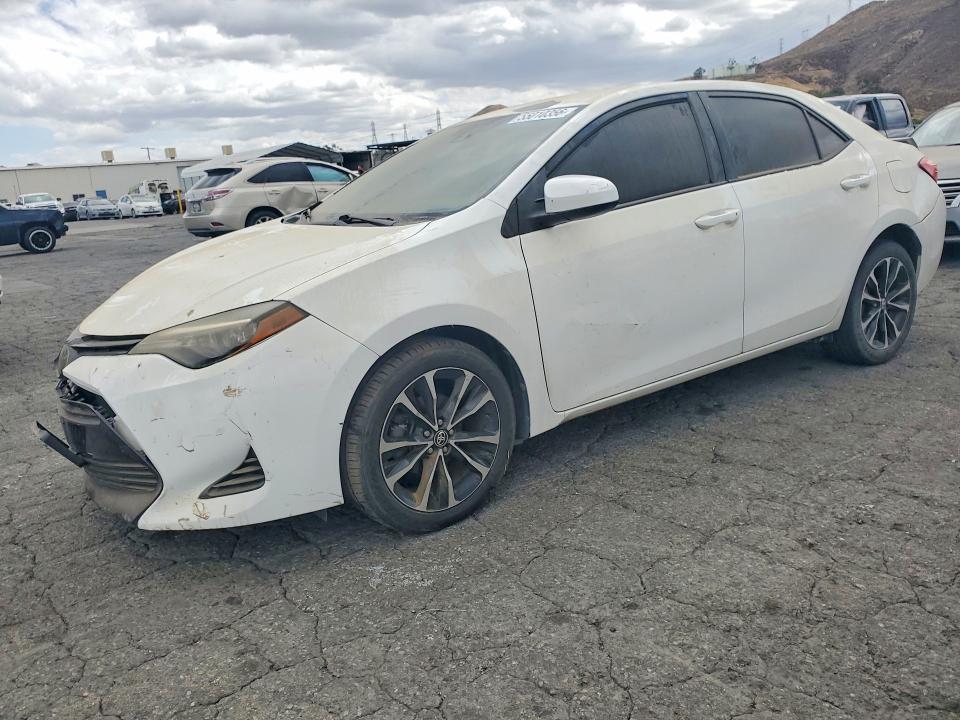 2017 Toyota Corolla VIN 5YFBURHE9HP573479 COPART salvage auction — FRONT END, Ca - Salvage Certificate, sold $4,550 on 2026-07-06 (photo 1)