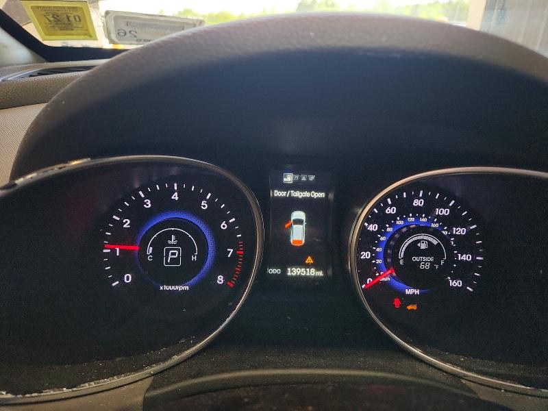 2015 Hyundai Santa fe VIN 5XYZUDLB1FG254562 COPART salvage auction — FRONT END, Ny - Mv-907A Salvage Certificate, sold $2,650 on 2026-07-06 (photo 9)