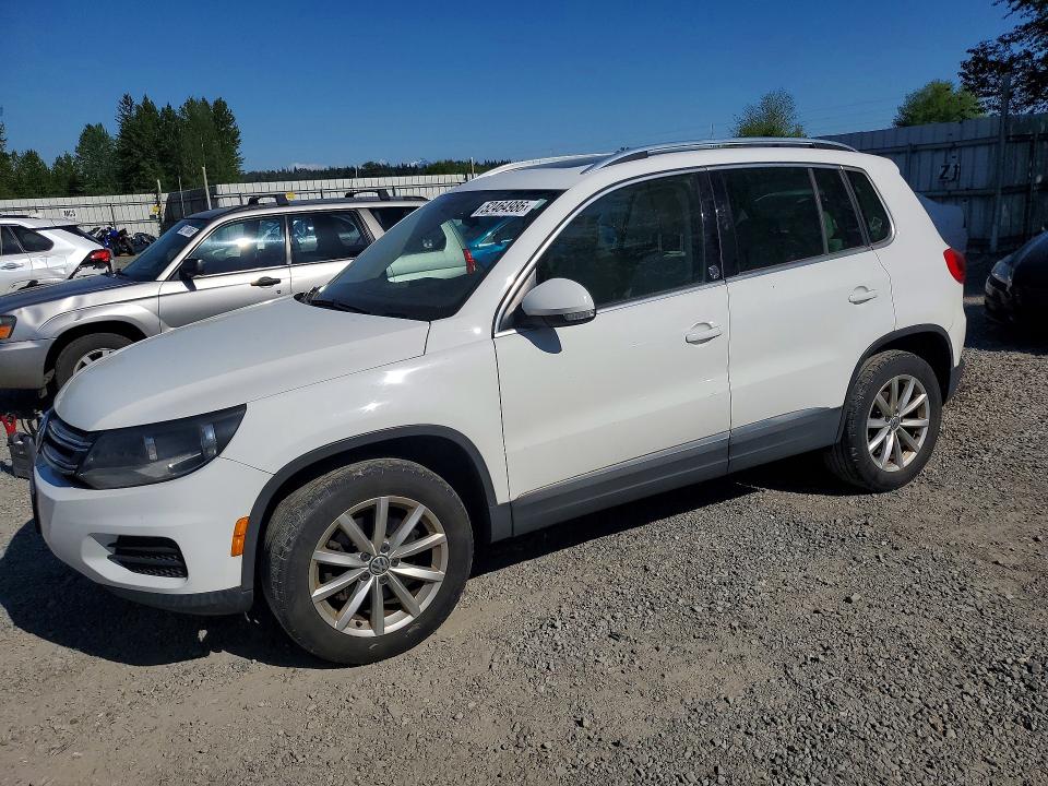 2017 Volkswagen Tiguan VIN WVGSV7AX5HK014776 COPART salvage auction — MINOR DENT/SCRATCHES, Ma - Certificate Of Title, sold $625 on 2026-07-20 (photo 1)