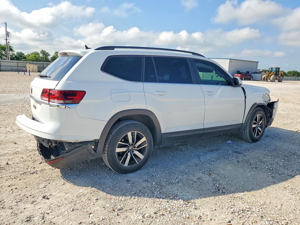 2021 Volkswagen Atlas VIN 1V2DP2CA4MC511033 COPART salvage auction — REAR END, Tx - Salvage Vehicle Title, sold $3,550 on 2026-07-09 (photo 3)
