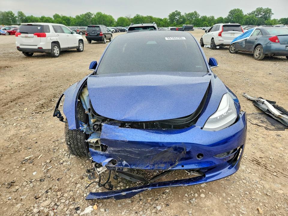2019 Tesla Model 3 VIN 5YJ3E1EB2KF454043 COPART salvage auction — FRONT END, Oh - Cert Of Title-Salvage, sold $4,250 on 2026-07-02 (photo 5)