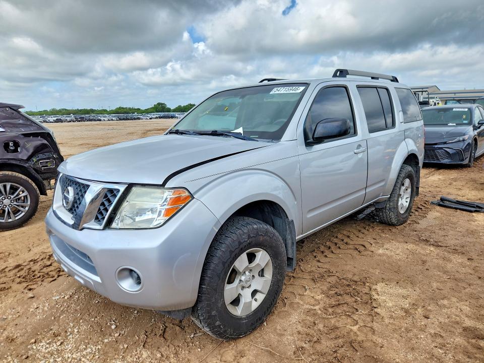 2011 Nissan Pathfinder VIN 5N1AR1NN5BC614950 COPART salvage auction — FRONT END, Tx - Salvage Vehicle Title, sold $475 on 2026-07-02 (photo 1)