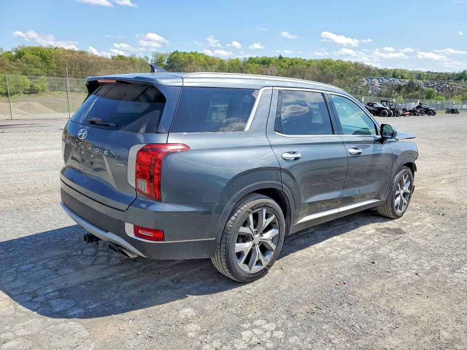 2021 Hyundai Palisade VIN KM8R4DHE4MU278249 COPART salvage auction — FRONT END, MD - CERT OF SALVAGE > 75% DAMAGE, sold $5,100 on 2026-07-10 (photo 3)