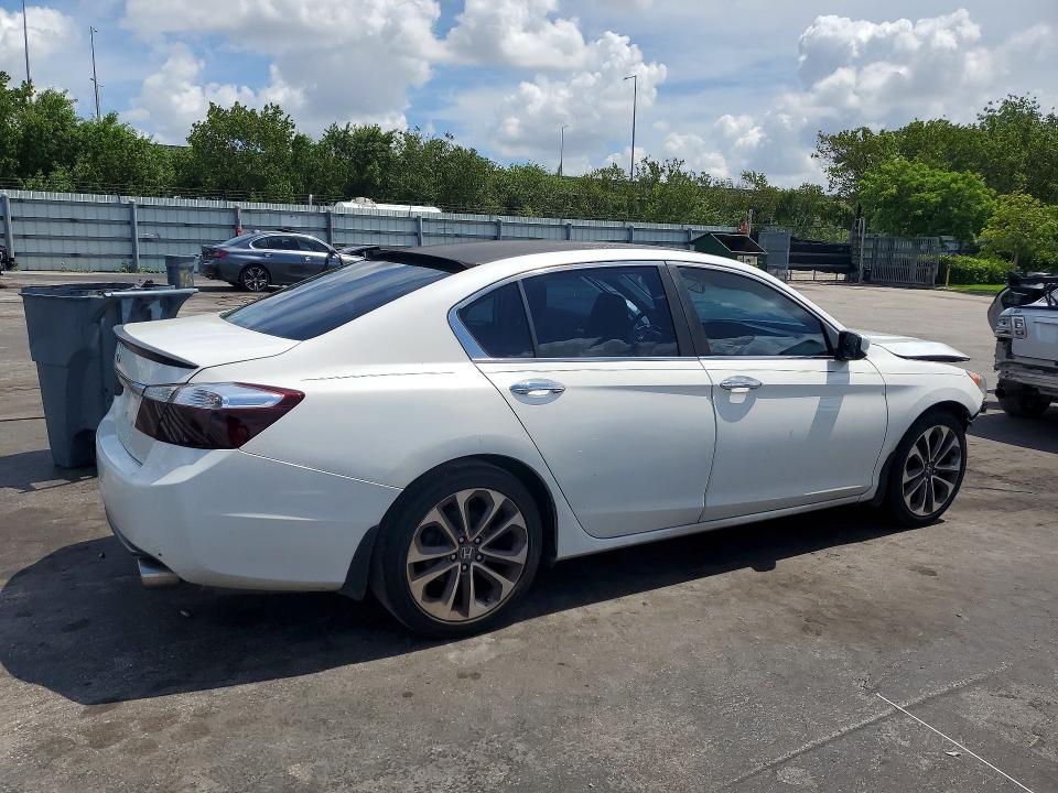 2014 Honda Accord VIN 1HGCR2F50EA237043 COPART salvage auction — FRONT END, Fl - Cert Of Ttl-Rebuilt&Slvg Rbld, sold $1,950 on 2026-07-09 (photo 3)