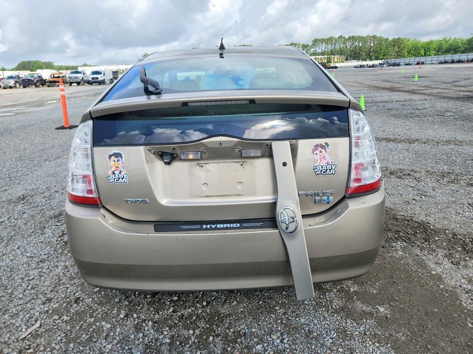 2006 Toyota Prius VIN JTDKB20UX63186154 COPART salvage auction — FRONT END, Nc - Salvage Certificate Of Title, sold $400 on 2026-07-06 (photo 6)