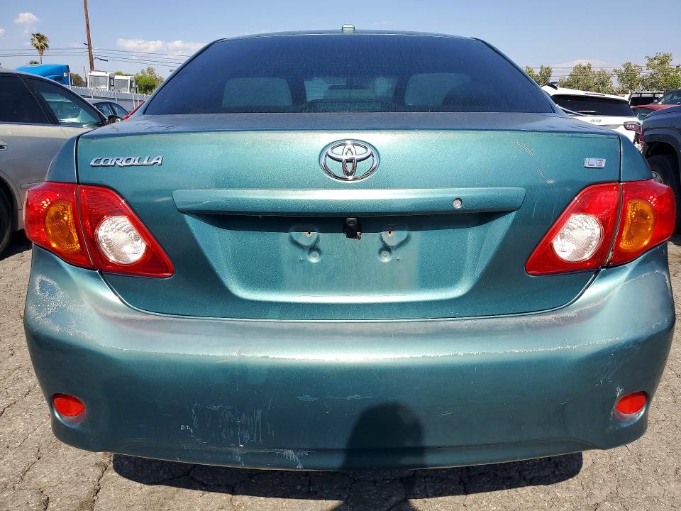 2009 Toyota Corolla VIN JTDBL40E099028389 COPART salvage auction — FRONT END, Ca - Salvage Certificate, sold $800 on 2026-07-06 (photo 6)
