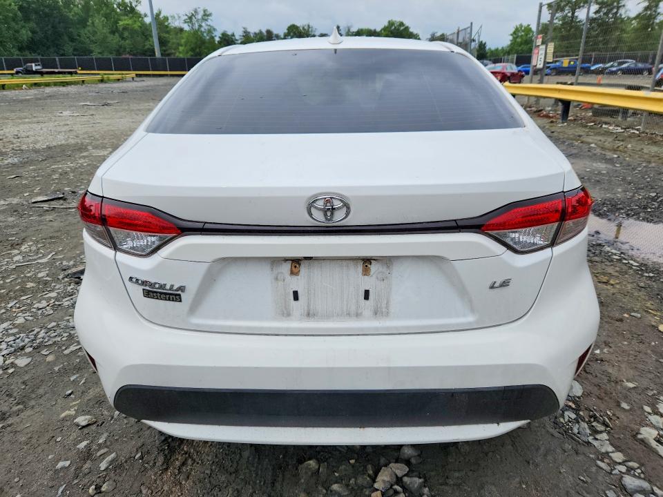 2020 Toyota Corolla VIN JTDEPRAE8LJ035206 COPART salvage auction — FRONT END, Md - Cert Of Salvage > 75% Damage, sold $3,050 on 2026-07-31 (photo 6)