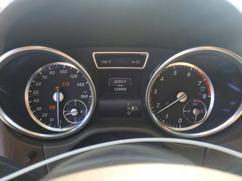 2015 Mercedes-benz M-klasse VIN 4JGDA5JB9FA584182 COPART salvage auction — MINOR DENT/SCRATCHES, Fl - Dis/Dlr/Exp Only Clean Title, sold $5,100 on 2026-07-09 (photo 9)