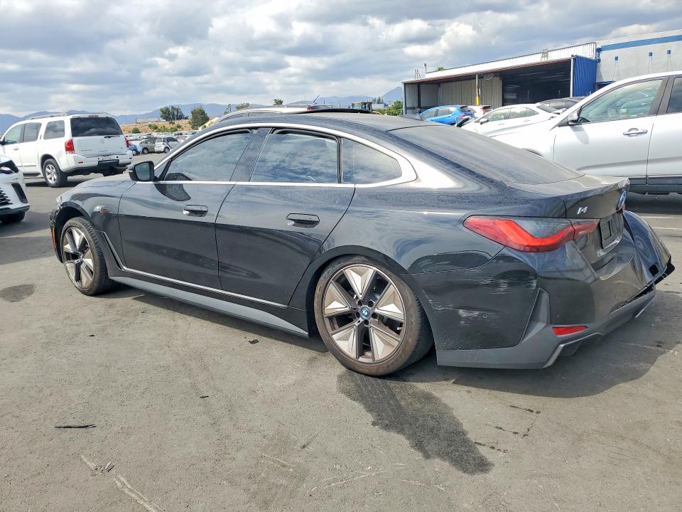 2024 BMW I4 VIN WBY43AW05RFS37324 COPART salvage auction — SIDE, Ca - Salvage Certificate, sold $6,800 on 2026-07-27 (photo 2)