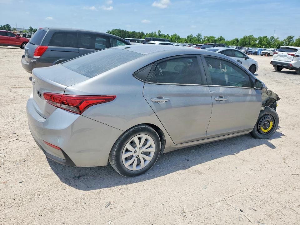 2022 Hyundai Accent VIN 3KPC24A68NE186340 COPART salvage auction — FRONT END, Tx - Salvage Vehicle Title, sold $2,500 on 2026-07-10 (photo 3)