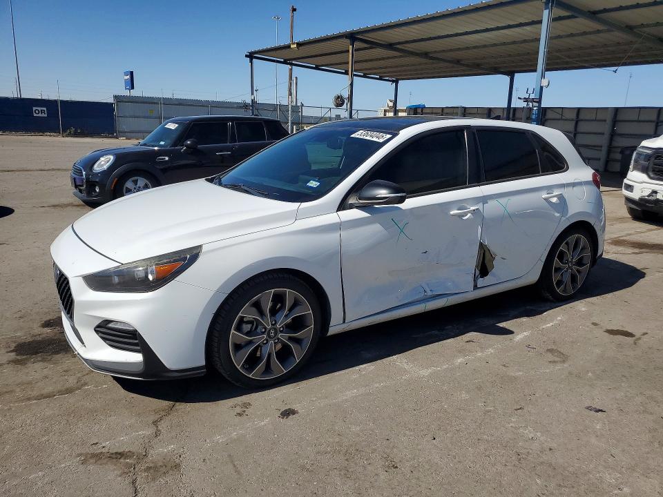 2020 Hyundai Elantra VIN KMHH55LC0LU123393 COPART salvage auction — SIDE, Tx - Salvage Vehicle Title, sold $2,750 on 2026-07-06 (photo 1)